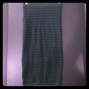 NWT Bebe pencil skirt dress mini small lace silk